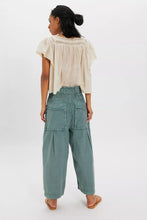 Load image into Gallery viewer, Free People Costa Straight Harem Pants/Stormy Sea