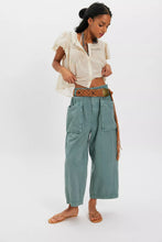 Load image into Gallery viewer, Free People Costa Straight Harem Pants/Stormy Sea