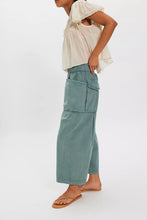 Load image into Gallery viewer, Free People Costa Straight Harem Pants/Stormy Sea