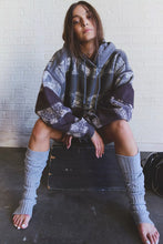 Load image into Gallery viewer, Free People  Bandana Final Call Bandana Logo Hoodie Chocolate Combo