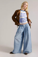 Load image into Gallery viewer, Free People We The Free Scout Wide-Leg Jeans/California Blue