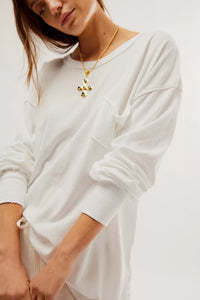 Free People We The Free Fade Into You Tee/Ivory
