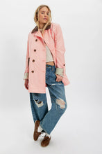 Load image into Gallery viewer, Free People Riley Canvas Car Coat/Coral