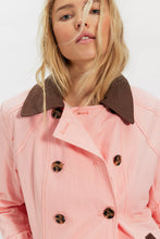 Load image into Gallery viewer, Free People Riley Canvas Car Coat/Coral