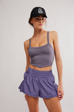 Load image into Gallery viewer, Free People Get Your Flirt On Shorts/Graphite