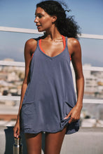 Load image into Gallery viewer, Free People Hot Shot Mini Dress/Blue Indigo