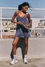 Load image into Gallery viewer, Free People Hot Shot Mini Dress/Blue Indigo