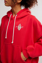 Load image into Gallery viewer, Free People Final Call Logo Hoodie/Craneberry