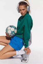 Load image into Gallery viewer, Free People Out Of The Park Pullover/Green Combo