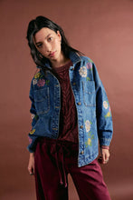 Load image into Gallery viewer, Free People We The Free Madison City Embroidered Jacket/Cowboy Romance