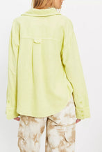 Load image into Gallery viewer, Free People We The Free Laurel Linen Button Down Top/Early Bloomer