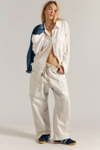 Load image into Gallery viewer, Free People We The Free Laurel Linen Button Down Top/Clean Ivory