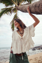 Load image into Gallery viewer, Free People Michelle Blouse/Clean Ivory