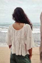 Load image into Gallery viewer, Free People Michelle Blouse/Clean Ivory