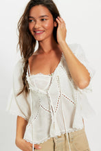 Load image into Gallery viewer, Free People Michelle Blouse/Clean Ivory