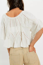 Load image into Gallery viewer, Free People Michelle Blouse/Clean Ivory