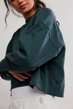 Load image into Gallery viewer, Free People Intercept Pullover/Evergreen