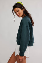 Load image into Gallery viewer, Free People Intercept Pullover/Evergreen