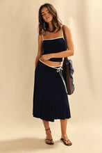 Load image into Gallery viewer, Free People Opal Skirt Set/Navy Combo