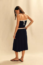 Load image into Gallery viewer, Free People Opal Skirt Set/Navy Combo