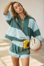 Load image into Gallery viewer, Free People Retro Rugby Set/Heritage Green Combo