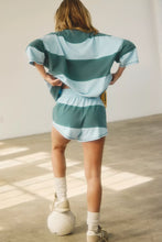 Load image into Gallery viewer, Free People Retro Rugby Set/Heritage Green Combo