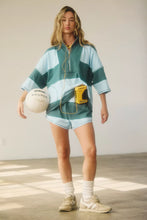 Load image into Gallery viewer, Free People Retro Rugby Set/Heritage Green Combo