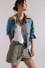 Load image into Gallery viewer, Free People We The Free Moxie Barrel Shorts/Fern