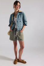 Load image into Gallery viewer, Free People We The Free Moxie Barrel Shorts/Fern
