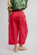 Load image into Gallery viewer, Free People Sundry Cropped Harem Pants/High Risk Red