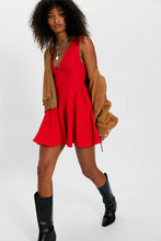 Load image into Gallery viewer, Free People Can’t Help It Mini Dress/High Risk Pepper Combo
