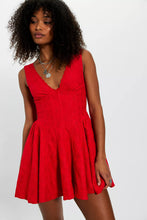 Load image into Gallery viewer, Free People Can’t Help It Mini Dress/High Risk Pepper Combo