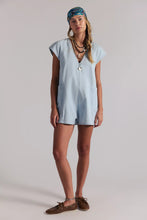 Load image into Gallery viewer, Free People Free Fall Denim Romper/water