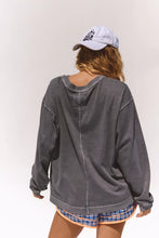 Load image into Gallery viewer, Free People Hustle Layer/ Gunmetal