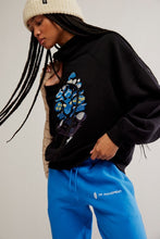 Load image into Gallery viewer, Free People On Your Mark Logo Mock Neck Pullover/Black Combo