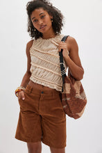 Load image into Gallery viewer, Free People Pink Sands Smocked Top/Pink Sand