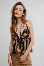 Load image into Gallery viewer, Free People Tillie Babydoll Top/Black Combo