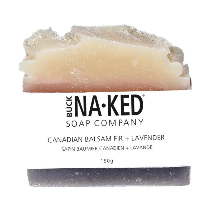 Buck Naked Canadian Balsam Fir + Lavender Soap - 140g/5oz