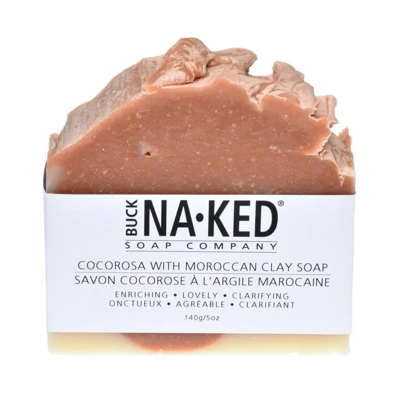 Buck Naked CocoRosa & Moroccan Clay Soap - 140g/5oz