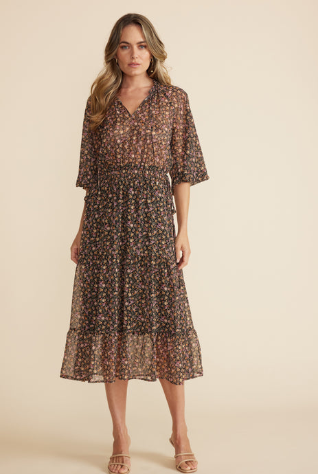 Mink Pink Amaya Midi Dress