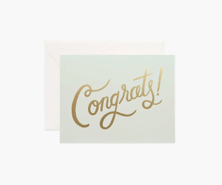 Rifle Paper Timeless Congrats Card
