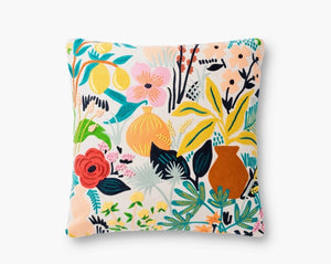 Terracotta Embroidered Pillow