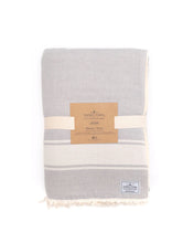 Load image into Gallery viewer, Tofino Towel Co The Journey Throw /Granite
