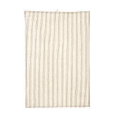 Ticking Tea Towel Grey