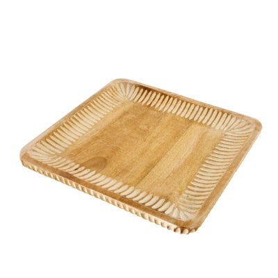 Grove Wooden Tray Square L