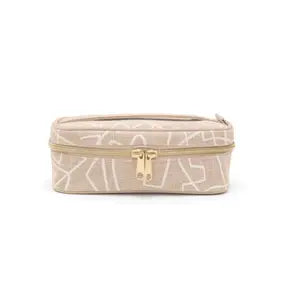 So Young Abstract Linen Petite Poche