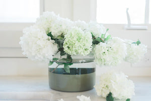 Etu Home Sage  Colour Block Flower Vase
