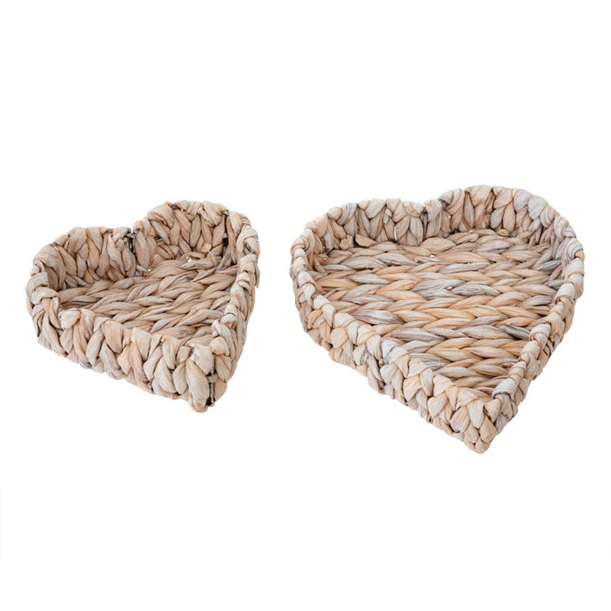 Heart Baskets White