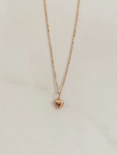 Load image into Gallery viewer, Puff Heart Necklace  Gold