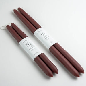 Mo&Co Burgundy Dipped Candles 10&14inch